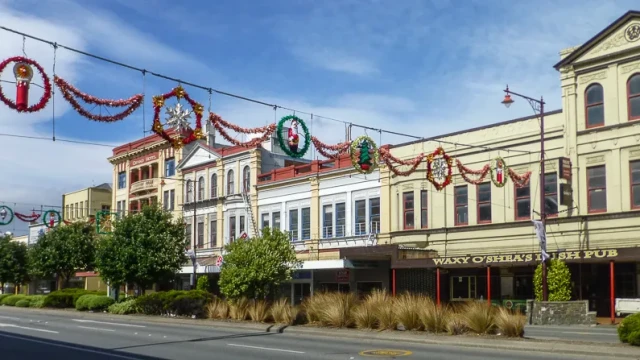 Invercarcill im Weihnachtsoutfit.