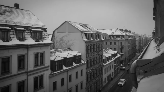 Görlitzer Straße Dresden am 23.01.2014