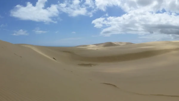 In den Giant Sand Dunes von Te Paki.