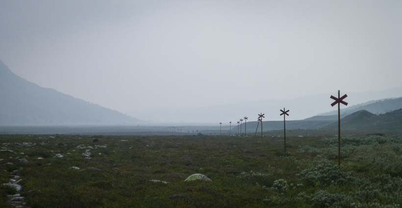 Regen im Tal des Lundörren