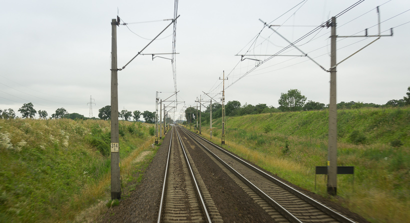 Mit der Bahn durch Polen