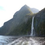 Wasserfall am Milford Sound