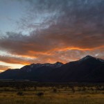 Sonnenuntergang im Athur's Pass Nationalpark