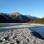 zu querender Waimakiriri River