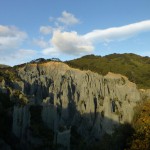 The Pinnacles von oben ...