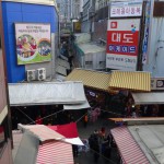 Ein Stückchen Namdaemun Markt von oben.
