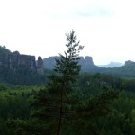 Blick vom Wildenstein in Richtung Affensteine