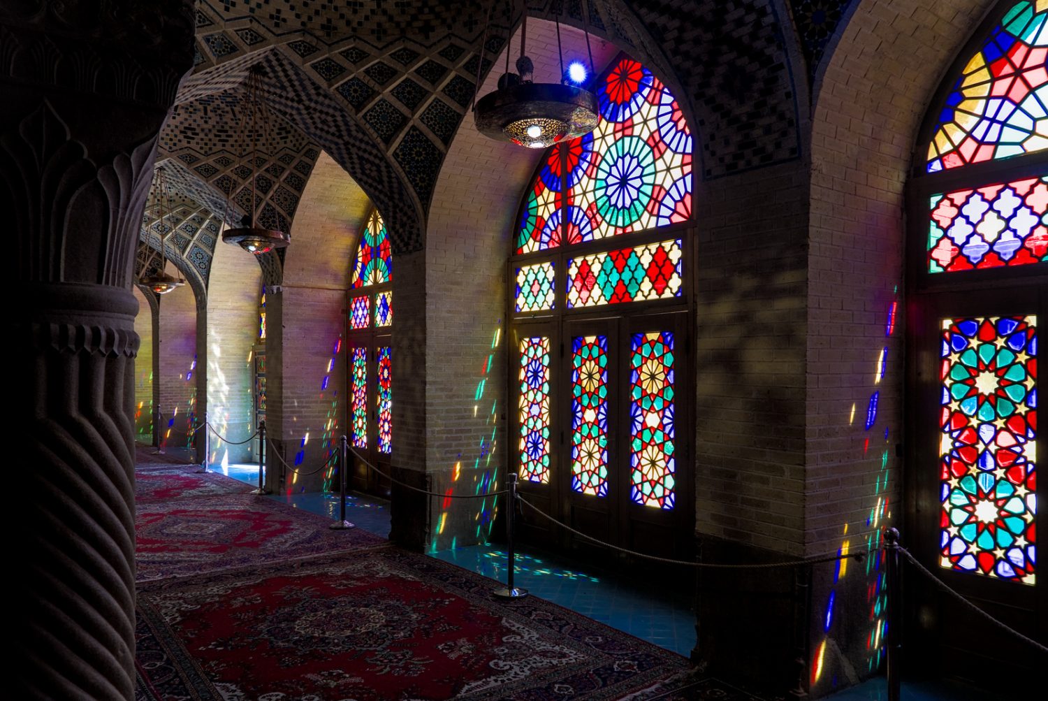 Nasir al Mulk Moschee, Shiraz.